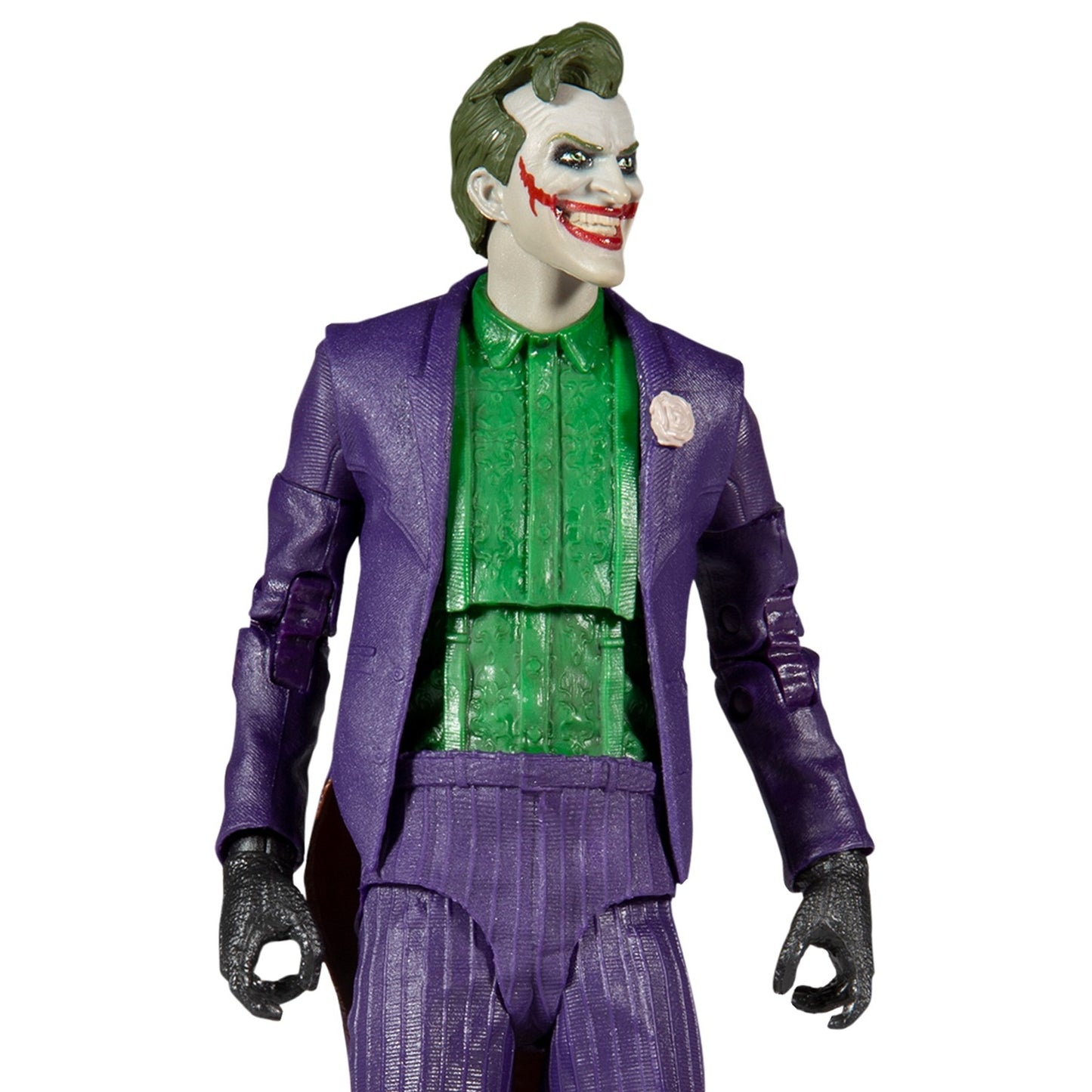 Mortal Kombat 11 figurine The Joker en gros plan