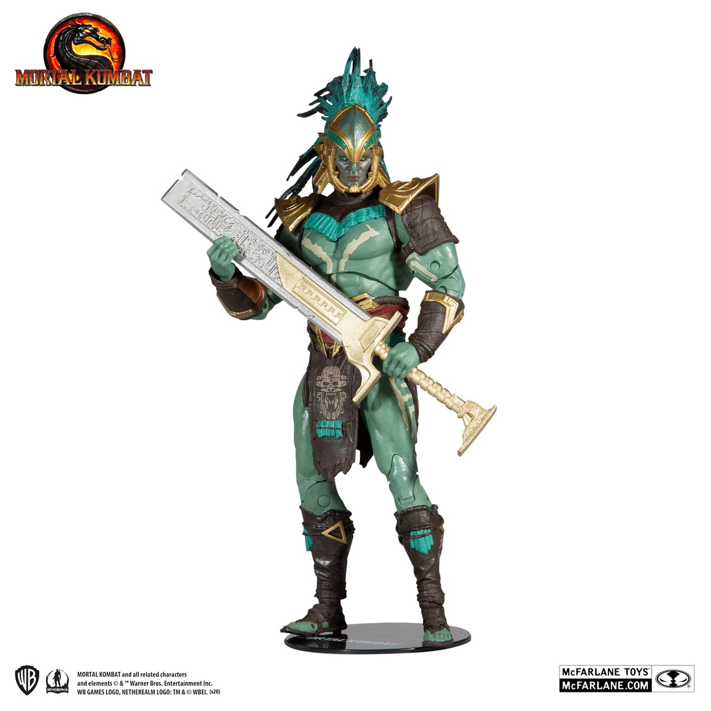 Mortal Kombat 11 figurine Kotal Kahn de face