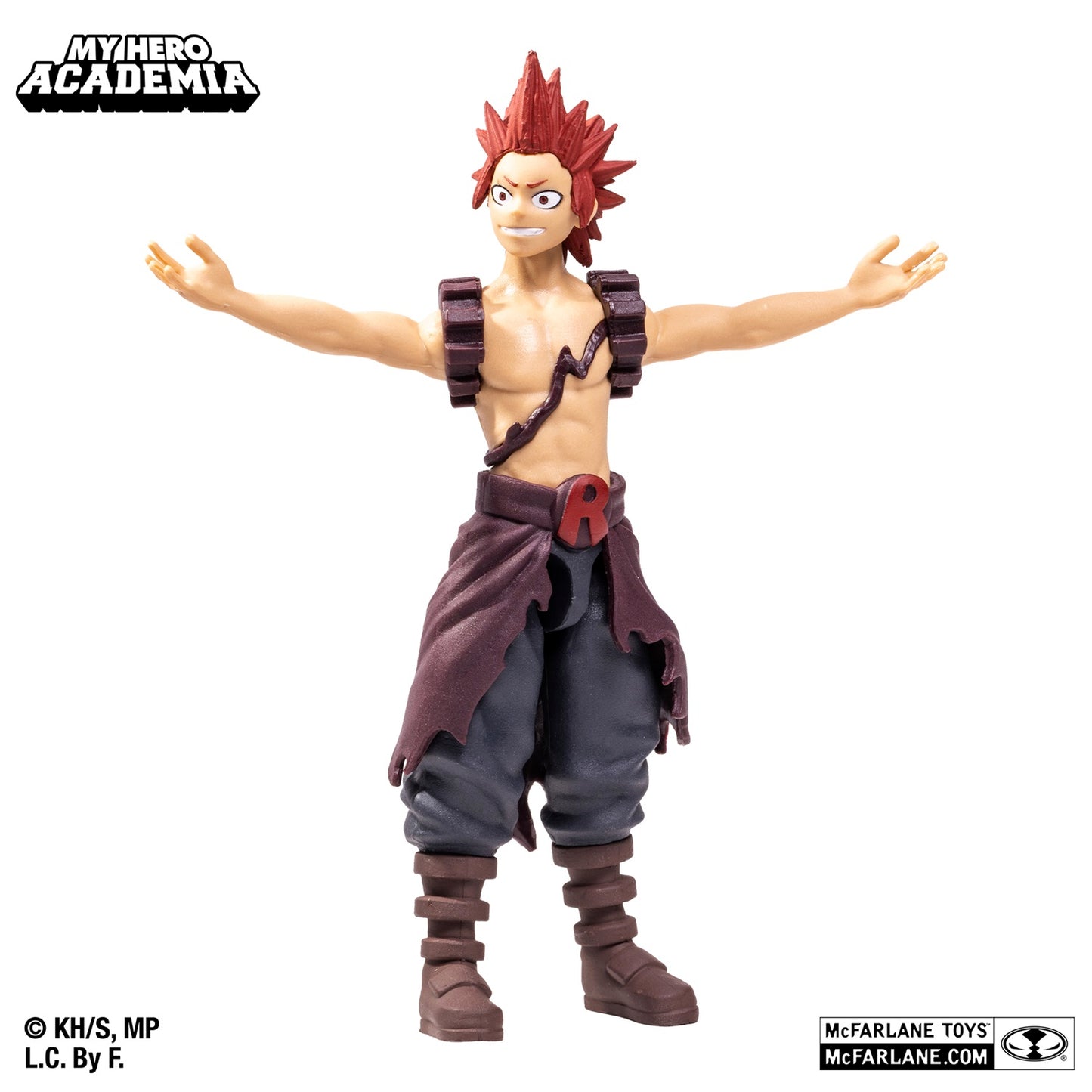 My Hero Academia figurine Eijio Kirishima en action