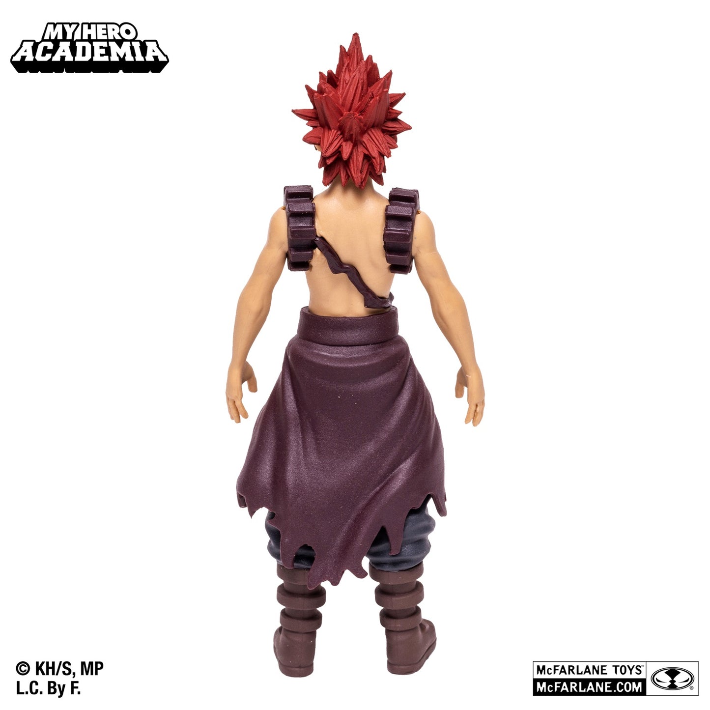 My Hero Academia figurine Eijio Kirishima de dos