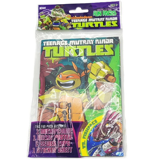 Les Tortues ninja micro comic fun pack Michelangelo couverture