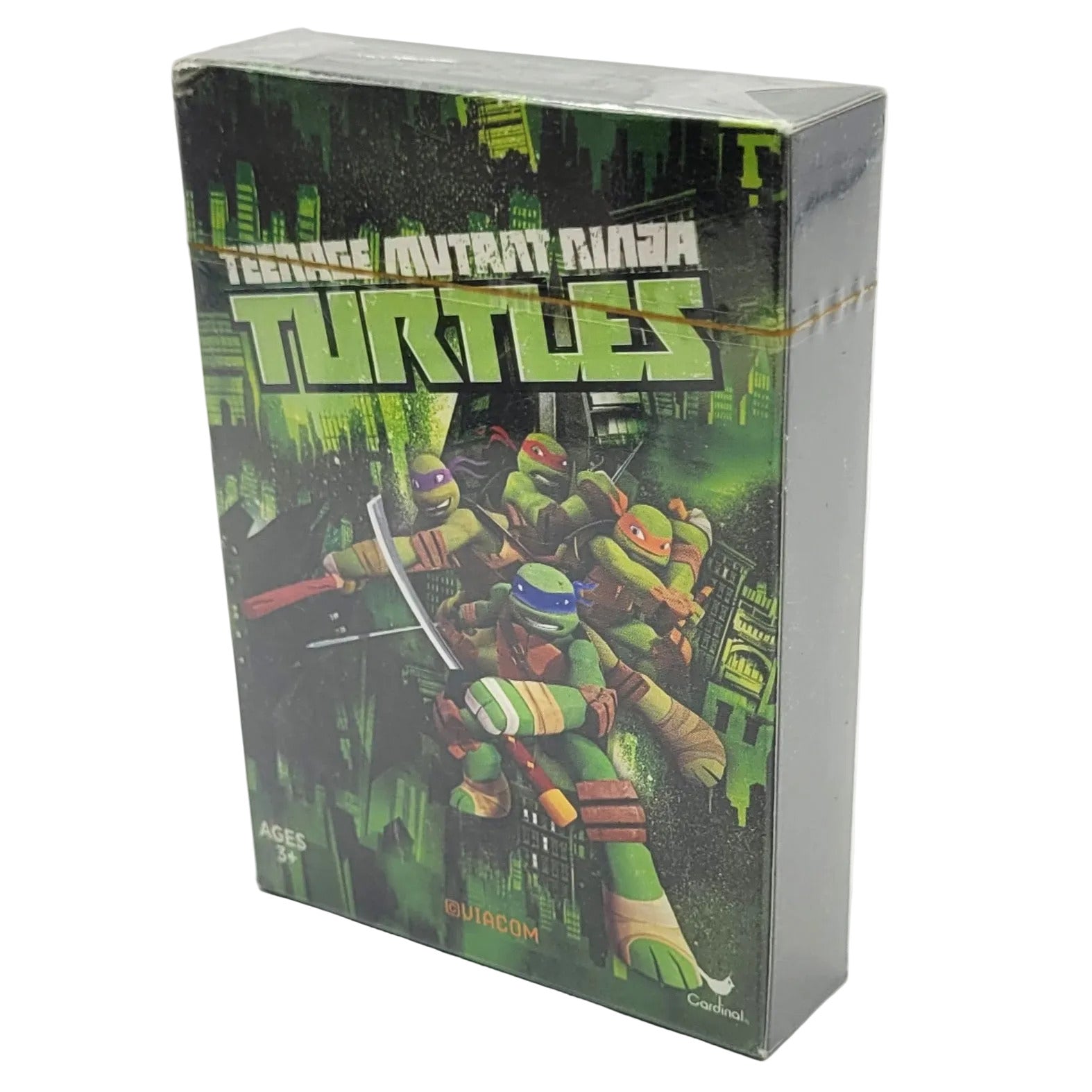 Jeu de cartes Les Tortues Ninja de 3/4 de face