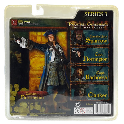 Pirates of the Caribbean figurine Captain Norrington arrière de la boite