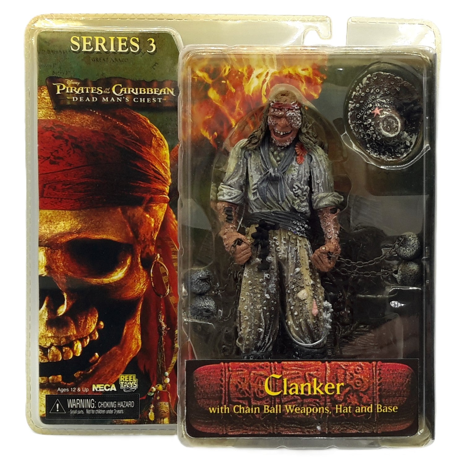 Pirates des Caraibes, figurine Clanker devant de la boite