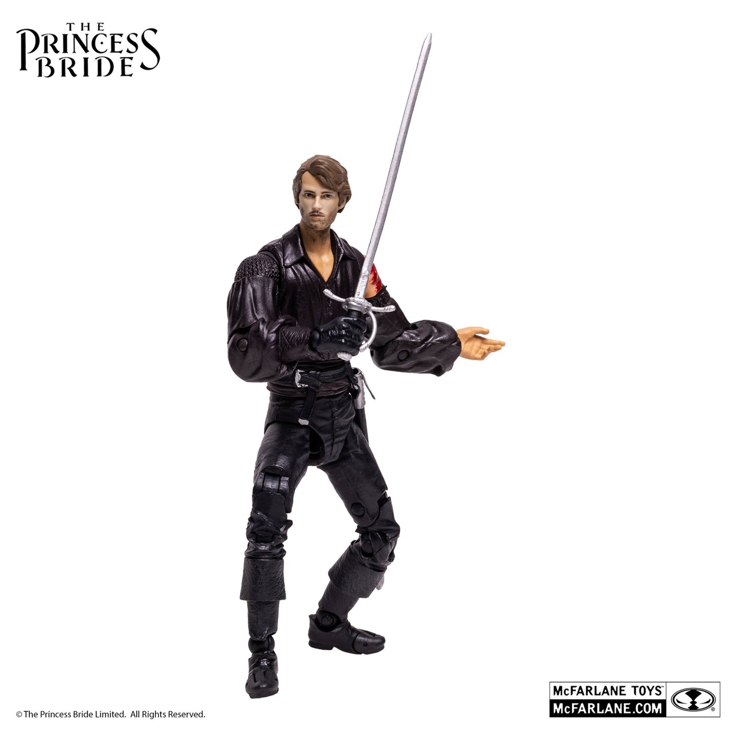 The Princess Bride figurine Dread Pirate Roberts ensanglanté en action