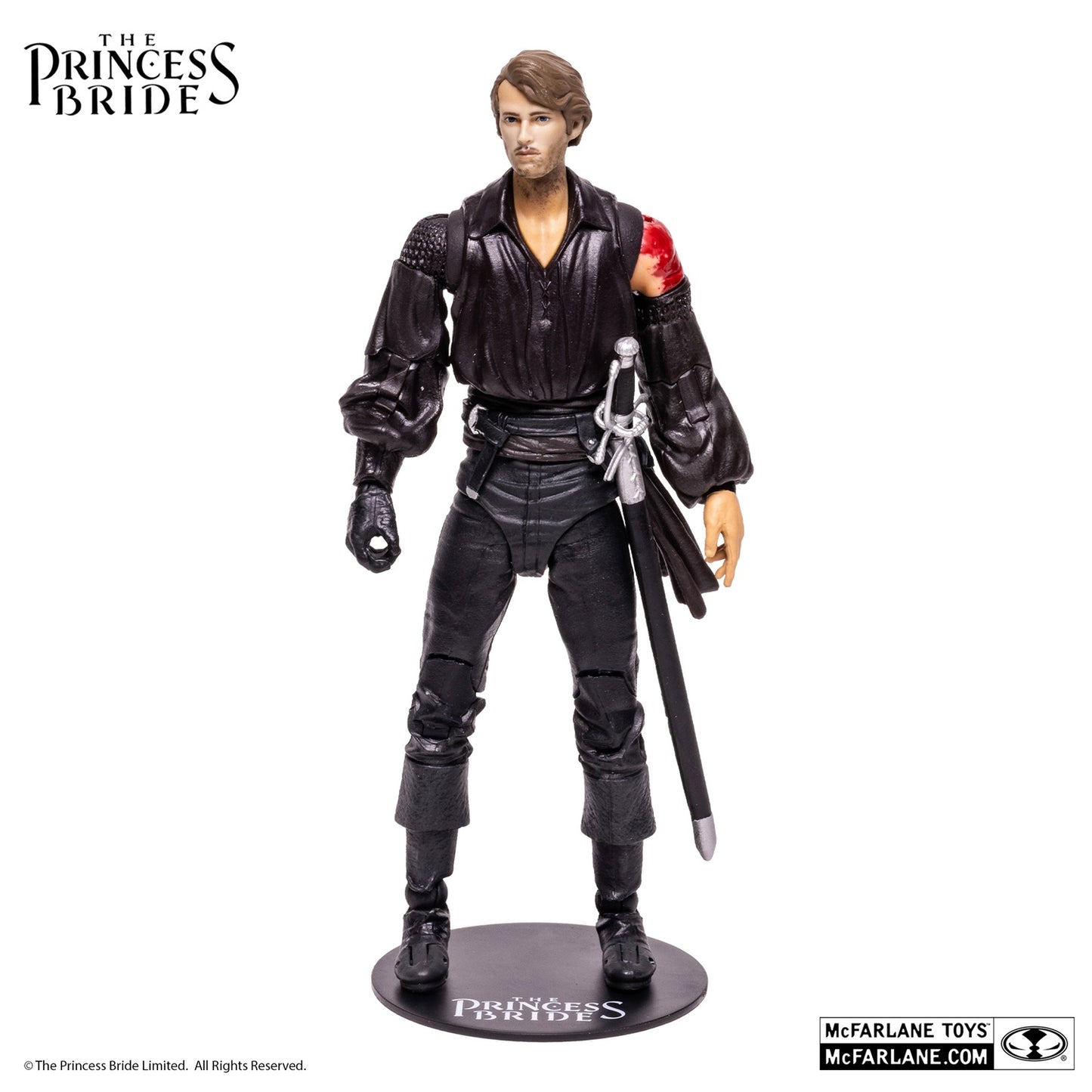 The Princess Bride figurine Dread Pirate Roberts ensanglanté de face