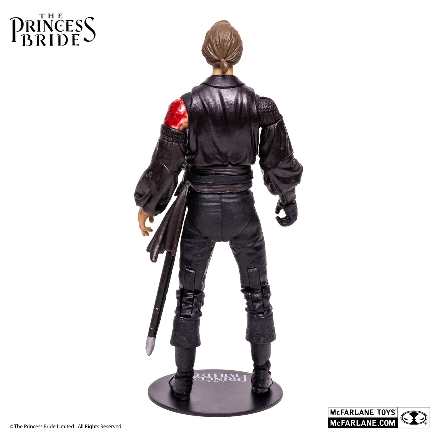 The Princess Bride figurine Dread Pirate Roberts ensanglanté de dos