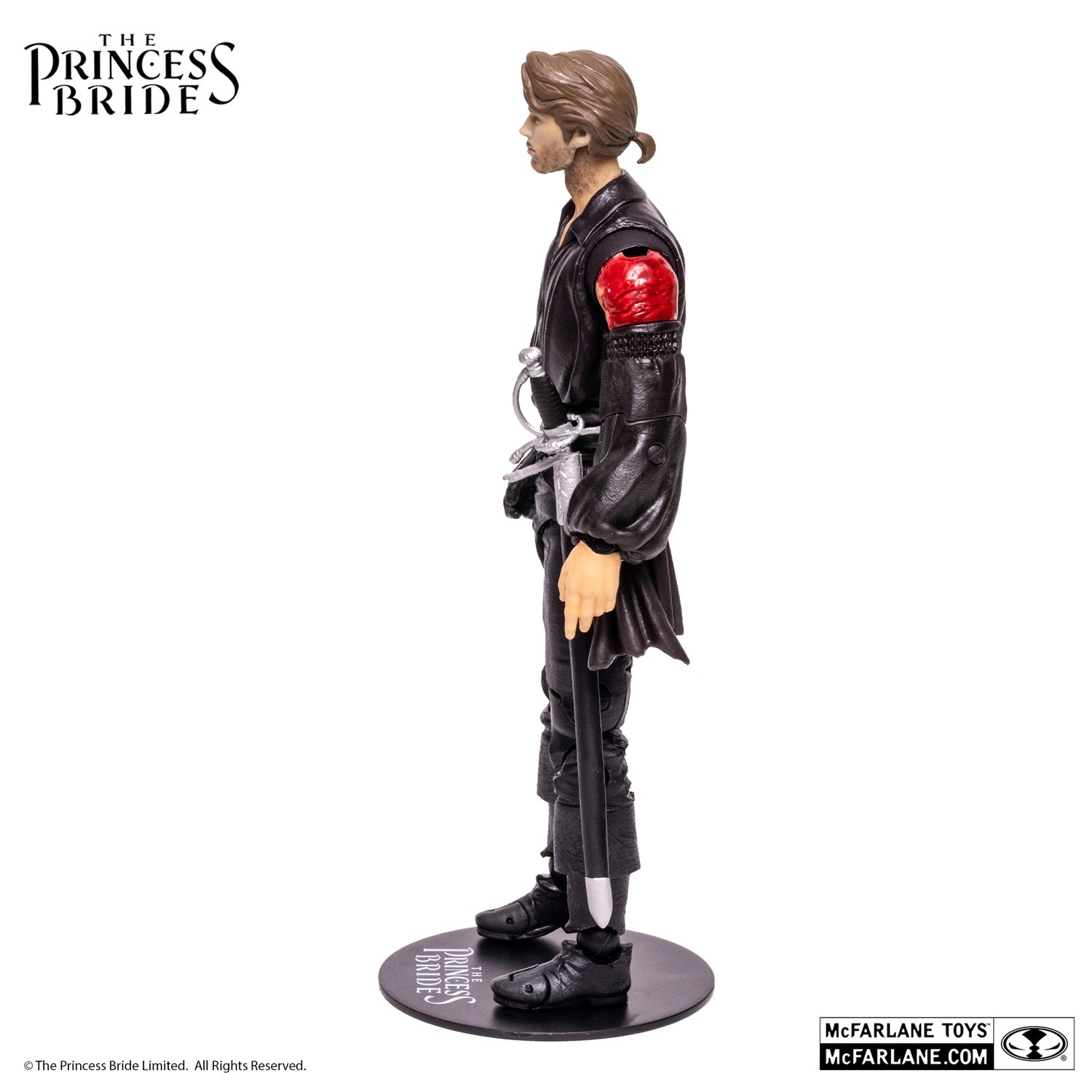 The Princess Bride figurine Dread Pirate Roberts ensanglanté de profil