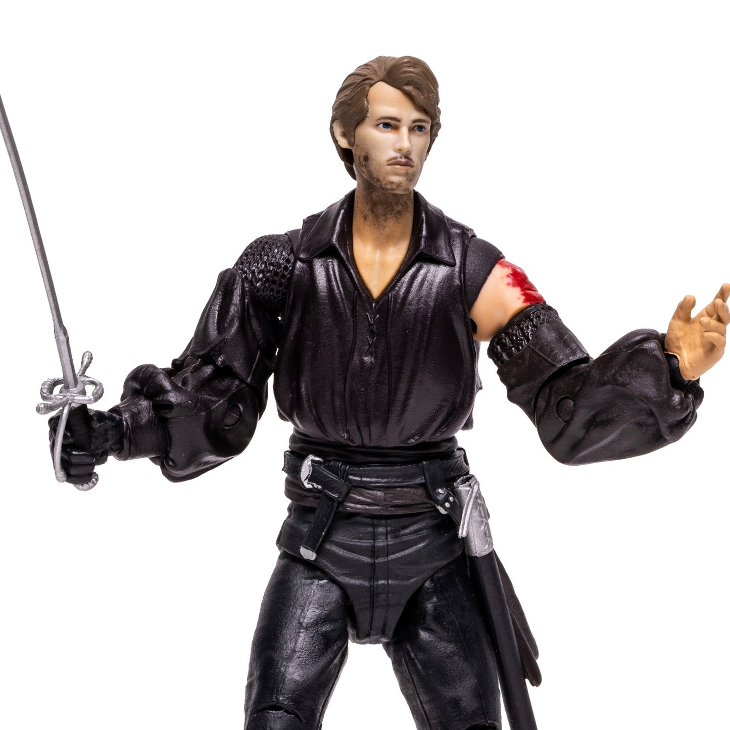 The Princess Bride figurine Dread Pirate Roberts ensanglanté en gros plan