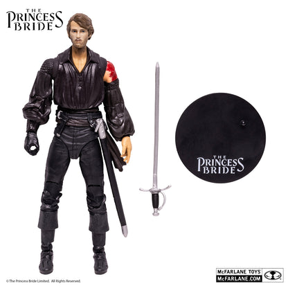 The Princess Bride figurine Dread Pirate Roberts ensanglanté avec les accessoires