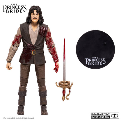 The Princess Bride figurine Inigo Montoya ensanglanté avec accessoires