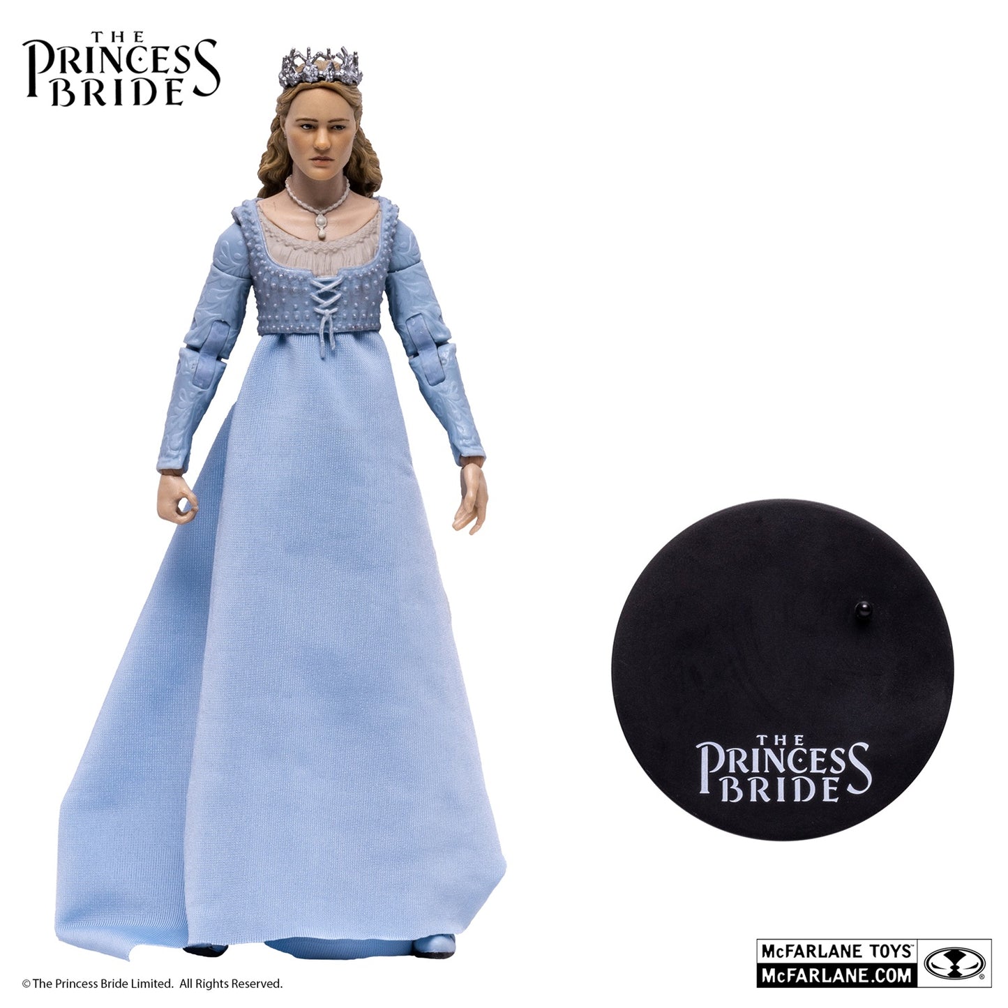 The Princess Bride figurine princesse Buttercup en robe bleu avec accessoire