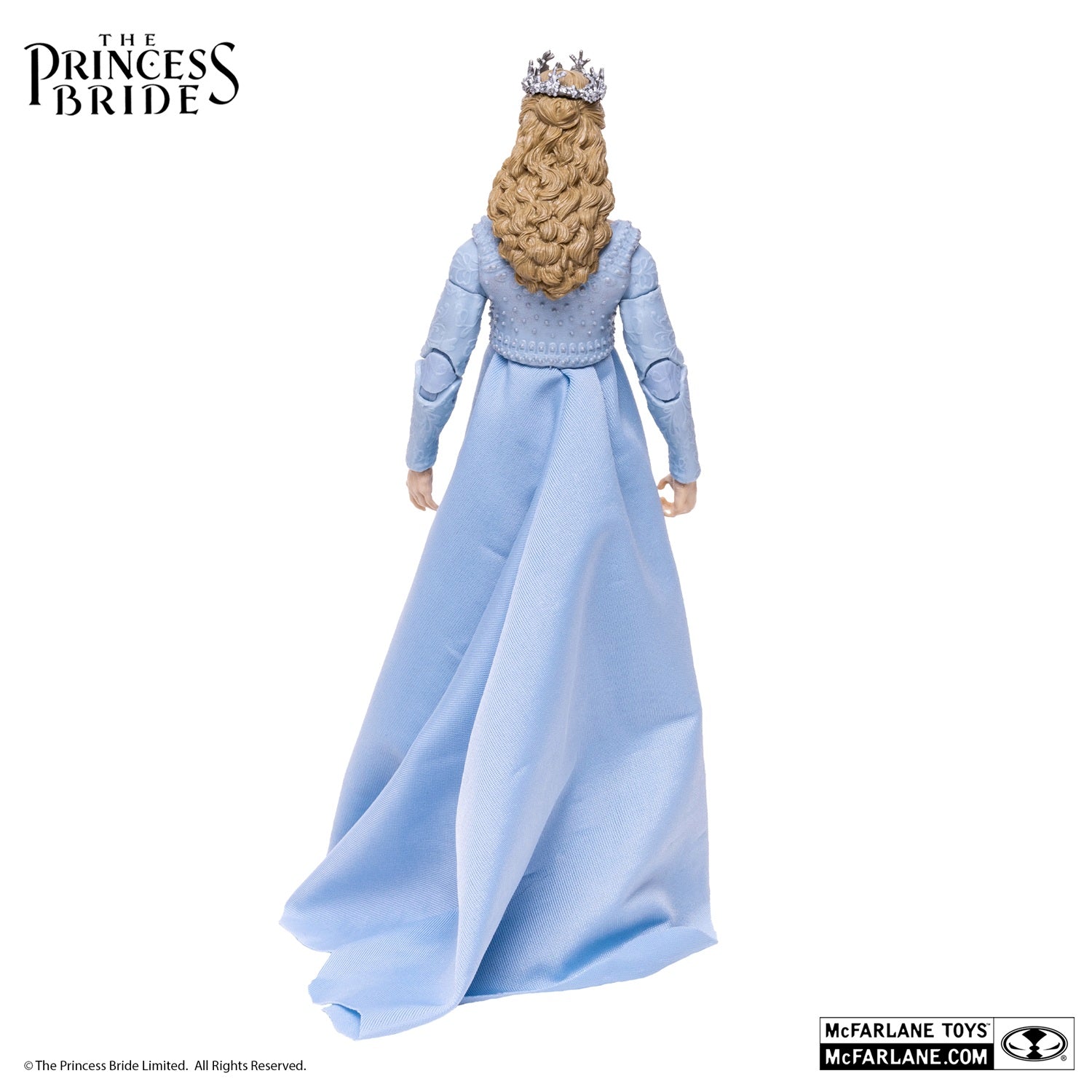 The Princess Bride figurine princesse Buttercup en robe bleu de dos