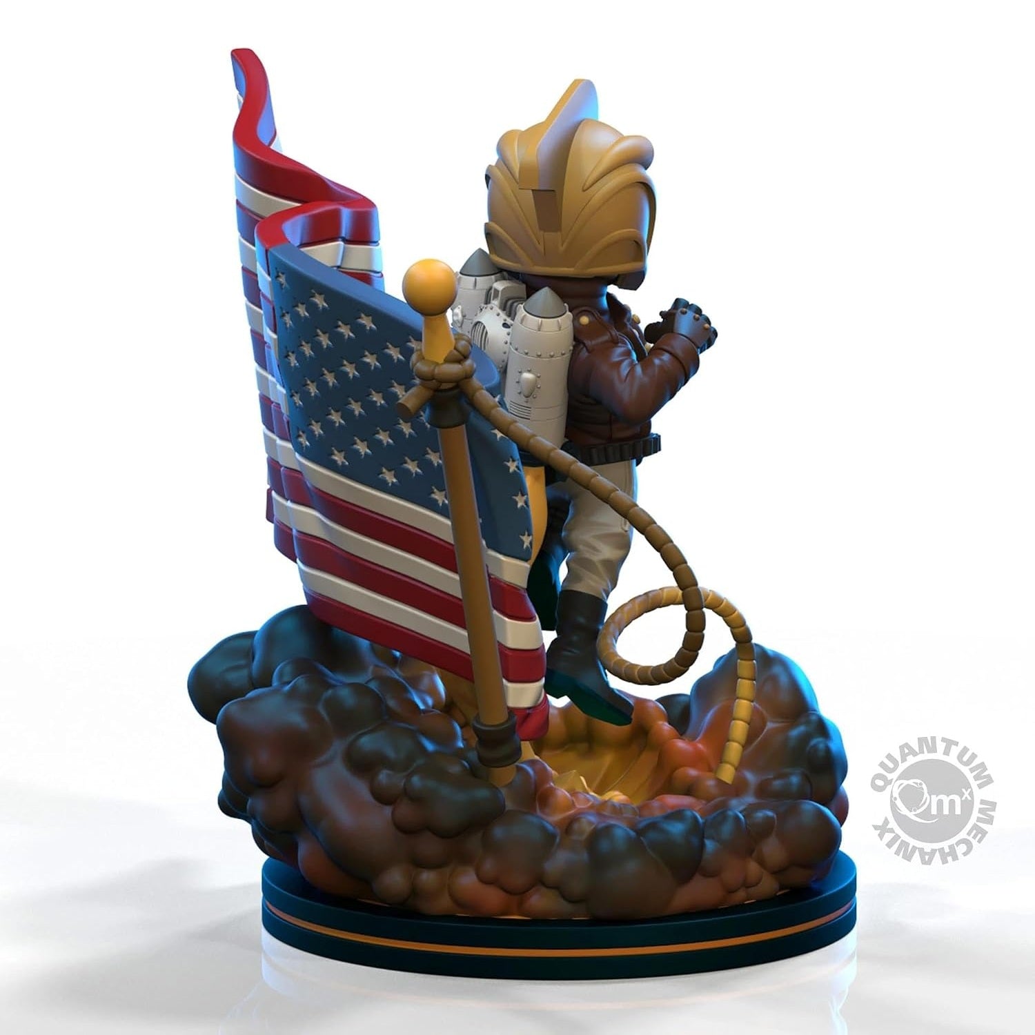 The Rocketeer figurine Q-Fig Elite QMX ve de l'arrière