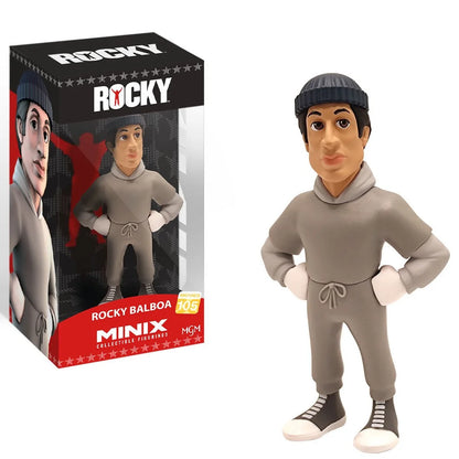 Rocky, figurine Minix de Rocky Balboa en survêtement vue devant