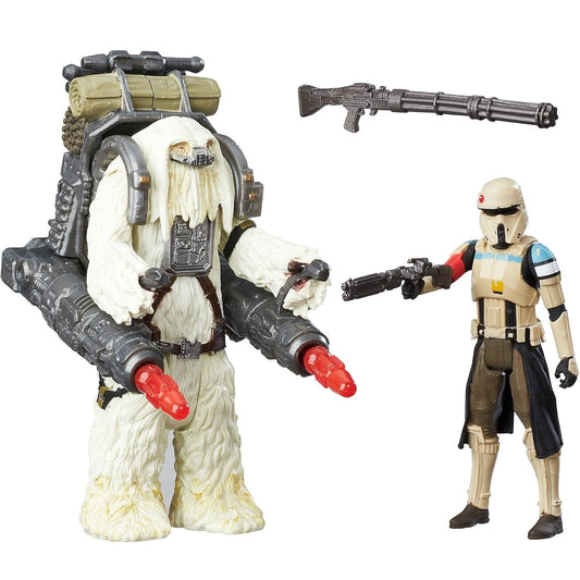 Star Wars Rogue One figurines 3.75" Moroff et Scarif Stormtrooper de face