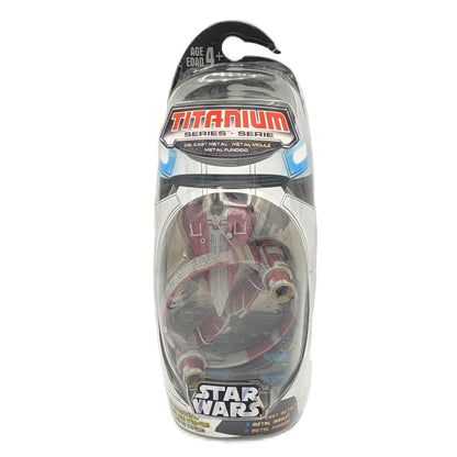Star Wars vaisseau Jedi Starfighter d'Obi-Wan Titanium series