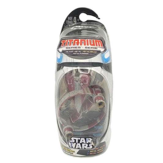 Star Wars vaisseau Jedi Starfighter d'Obi-Wan Titanium series
