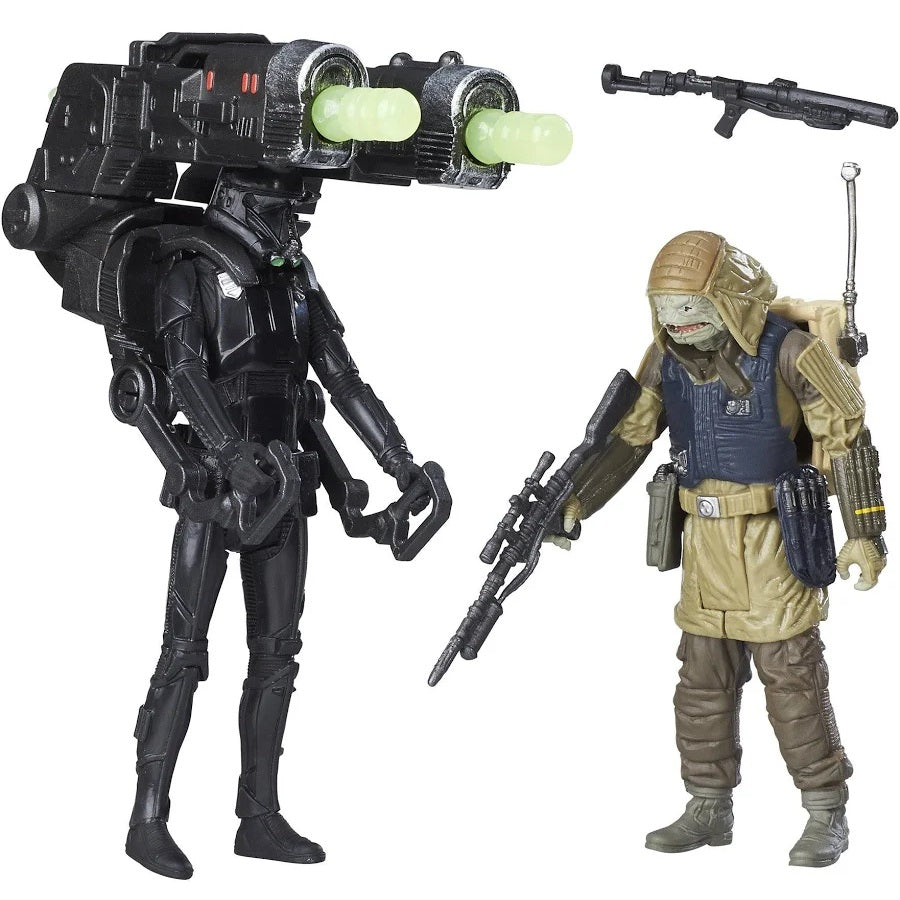 Star Wars Rogue One ensemble de 2 figurines Rebel ao et Death Trooper