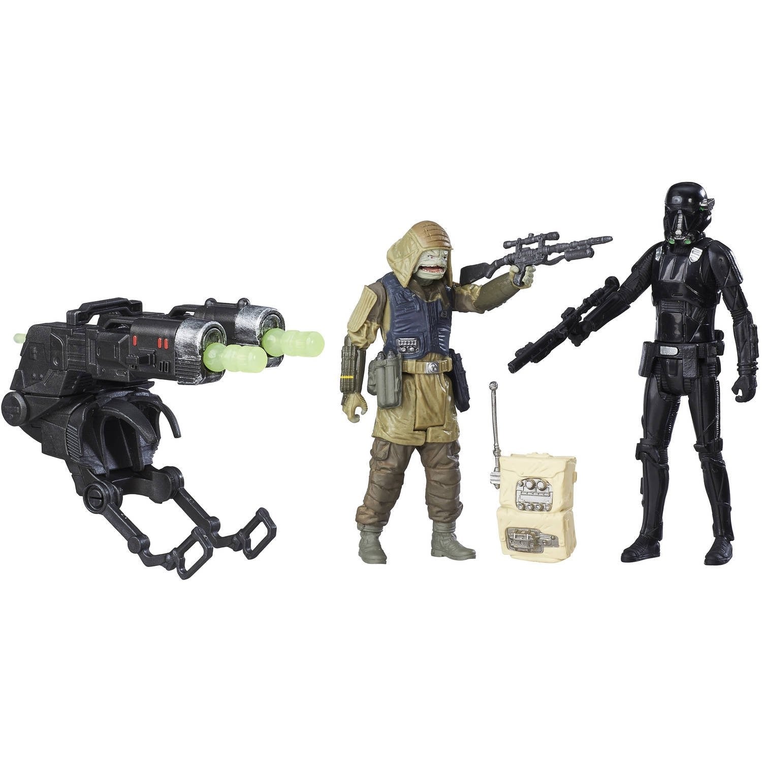 Star Wars Rogue One ensemble de 2 figurines Rebel ao et Death Trooper avec accessoires
