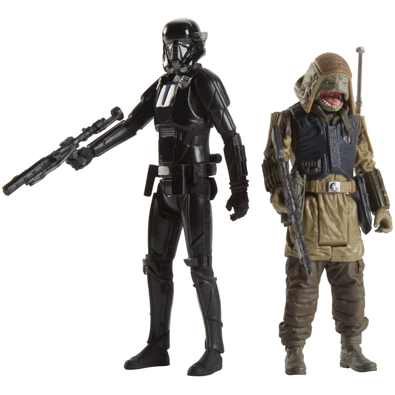 Star Wars Rogue One ensemble de 2 figurines Rebel ao et Death Trooper de face