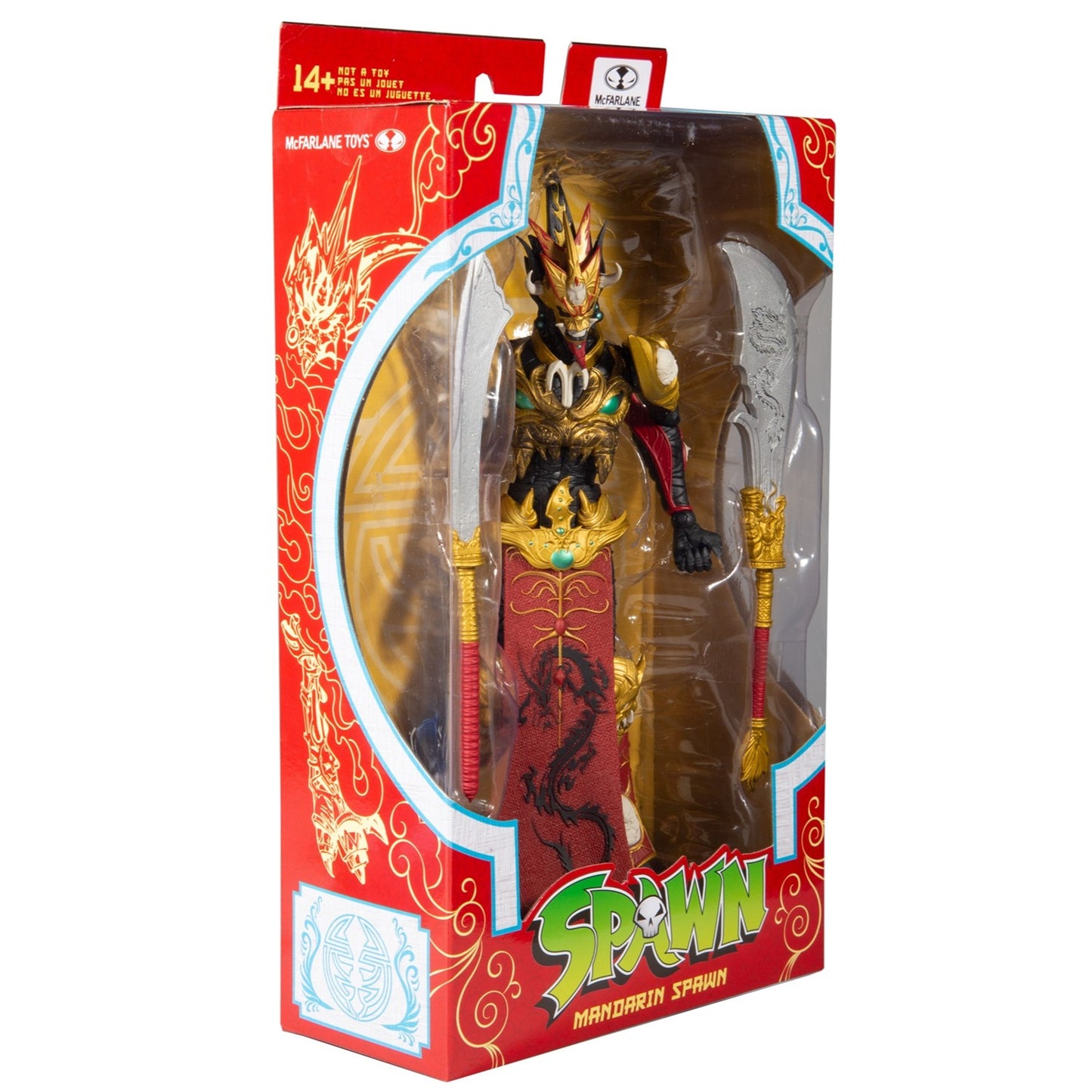 Figurine Mandarin Spawn McFarlane boite de 3/4