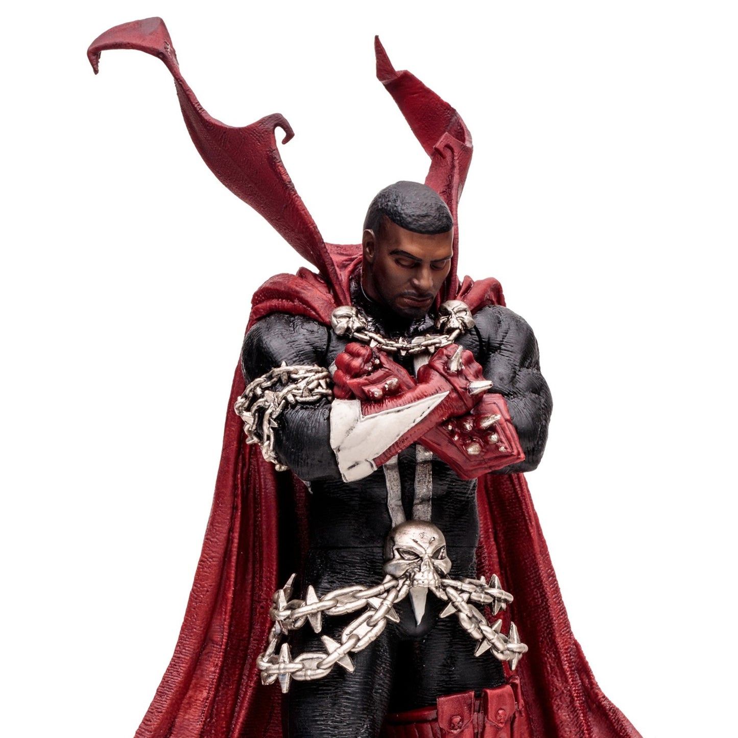 Spawn 30e anniversaire figurine Spawn couverture 311 McFarlane en gros plan