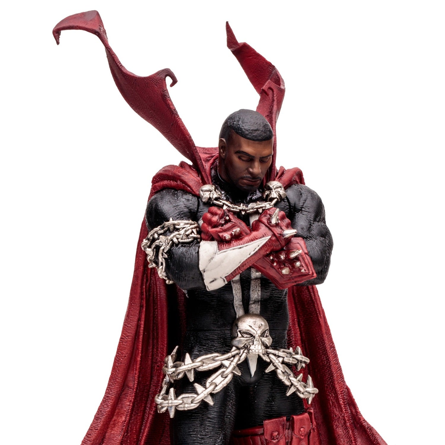Spawn 30e anniversaire figurine Spawn couverture 311 McFarlane en gros plan