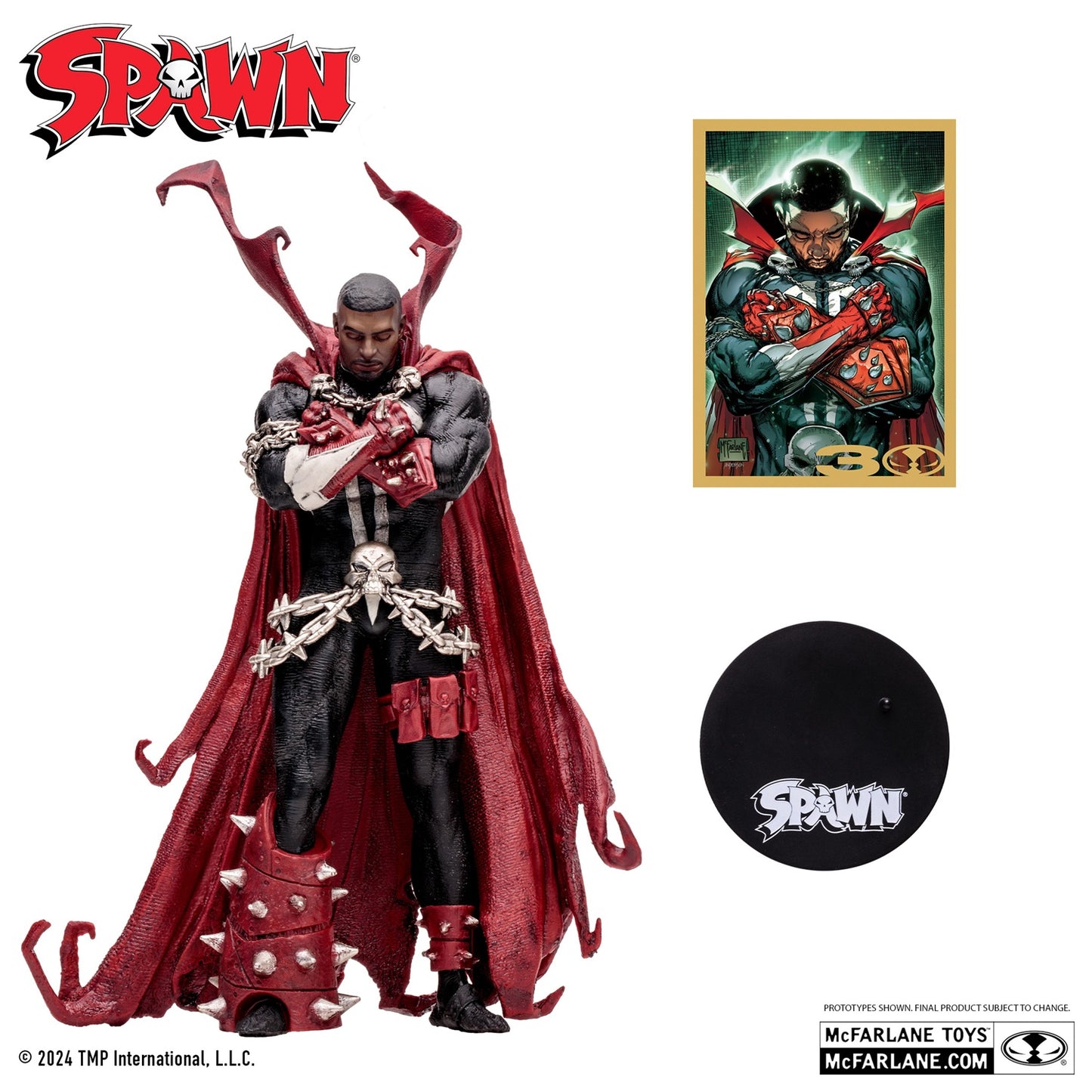 Spawn 30e anniversaire figurine Spawn couverture 311 McFarlane avec accessoires