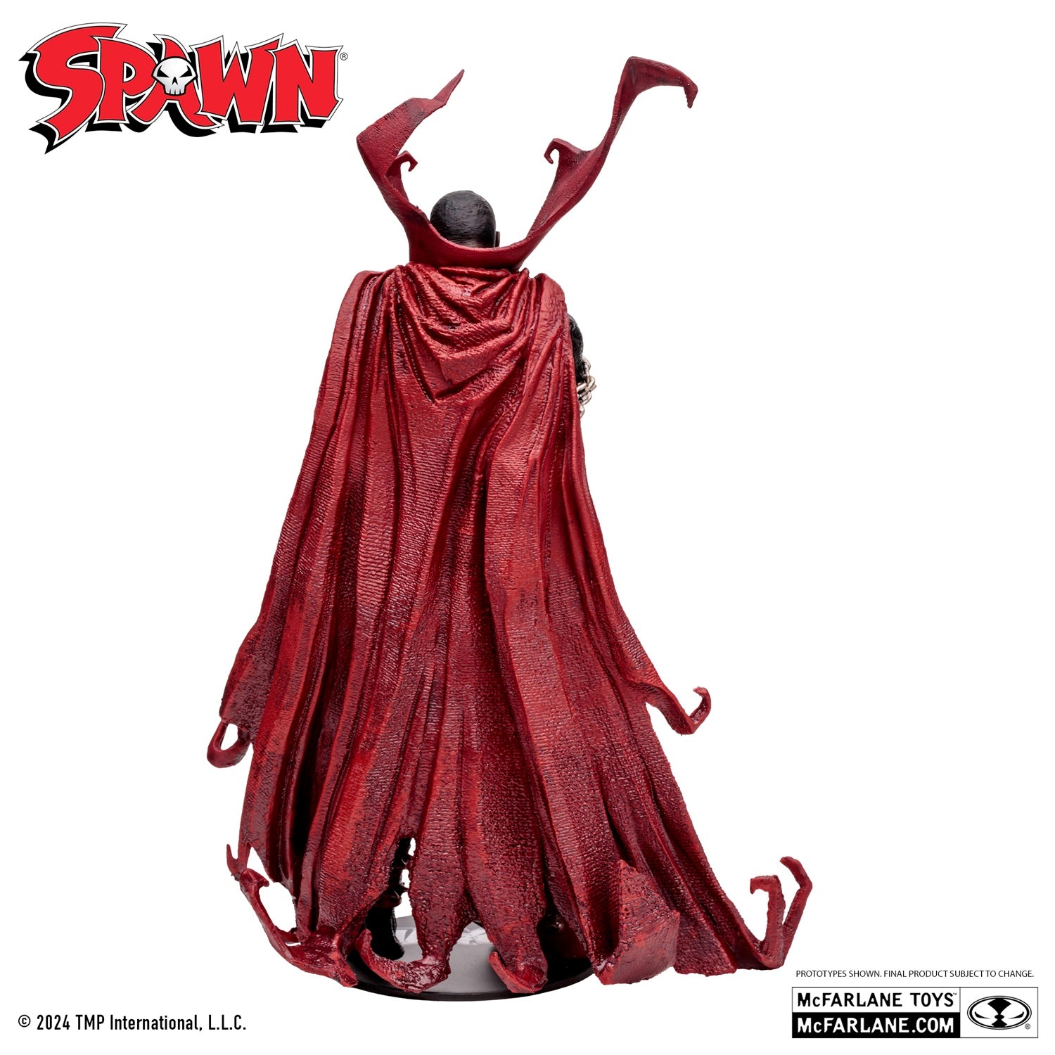 Spawn 30e anniversaire figurine Spawn couverture 311 McFarlane de dos