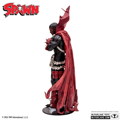 Spawn 30e anniversaire figurine Spawn couverture 311 McFarlane de profil