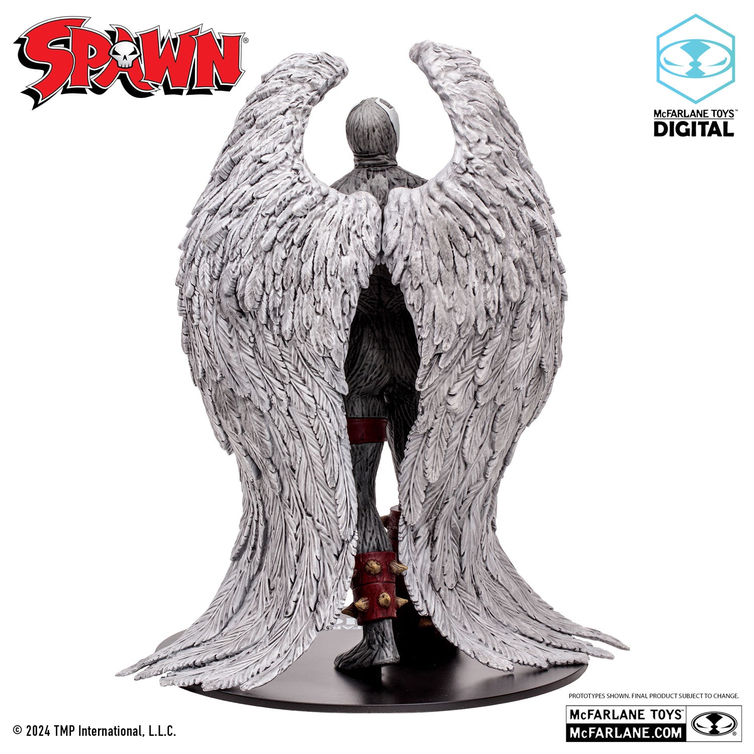 Statuette Spawn Wings of Redemption McFarlane Digital de dos