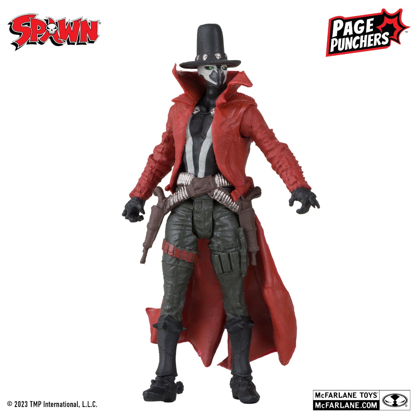 Spawn, figurine 3" Gunslinger et Auger avec comic (McFarlane)
