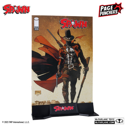 Spawn, figurine 3" Gunslinger et Auger avec comic (McFarlane)