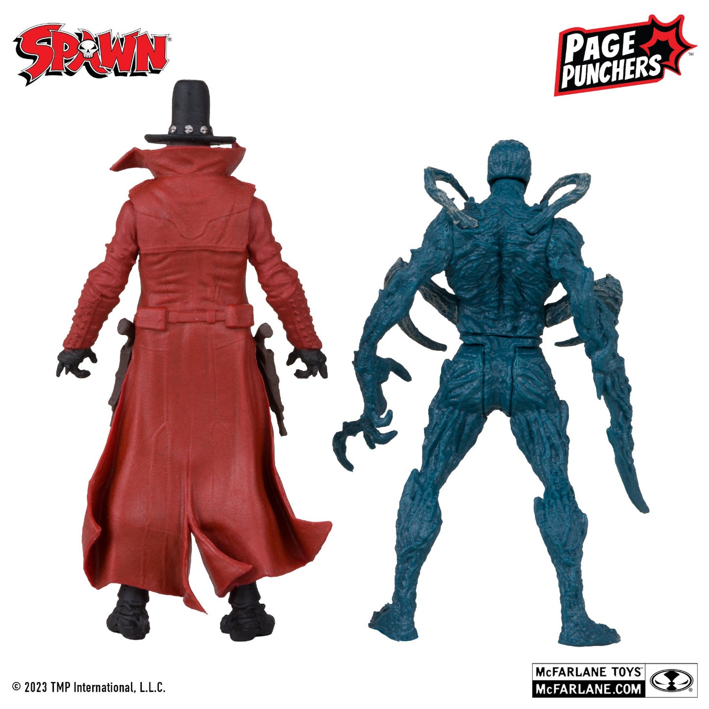 Spawn, figurine 3" Gunslinger et Auger avec comic (McFarlane)