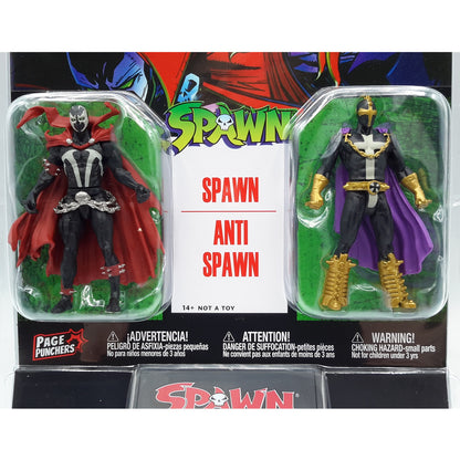 Spawn, figurine 3" Spawn et Anti Spawn avec comic (McFarlane)