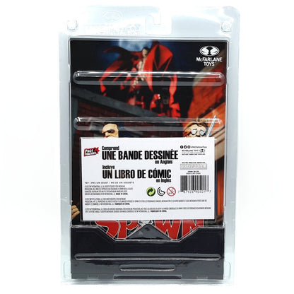 Spawn, figurine 3" Spawn et Anti Spawn avec comic (McFarlane)