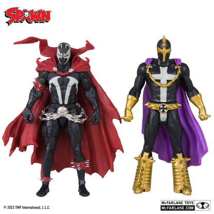 Spawn, figurine 3" Spawn et Anti Spawn avec comic (McFarlane)