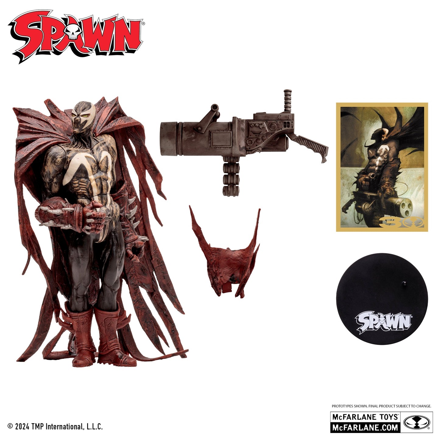 Spawn, 7" Hellspawn 30 Years Action Figure (McFarlane)