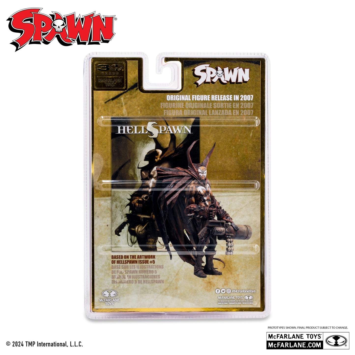Spawn, 7" Hellspawn 30 Years Action Figure (McFarlane)
