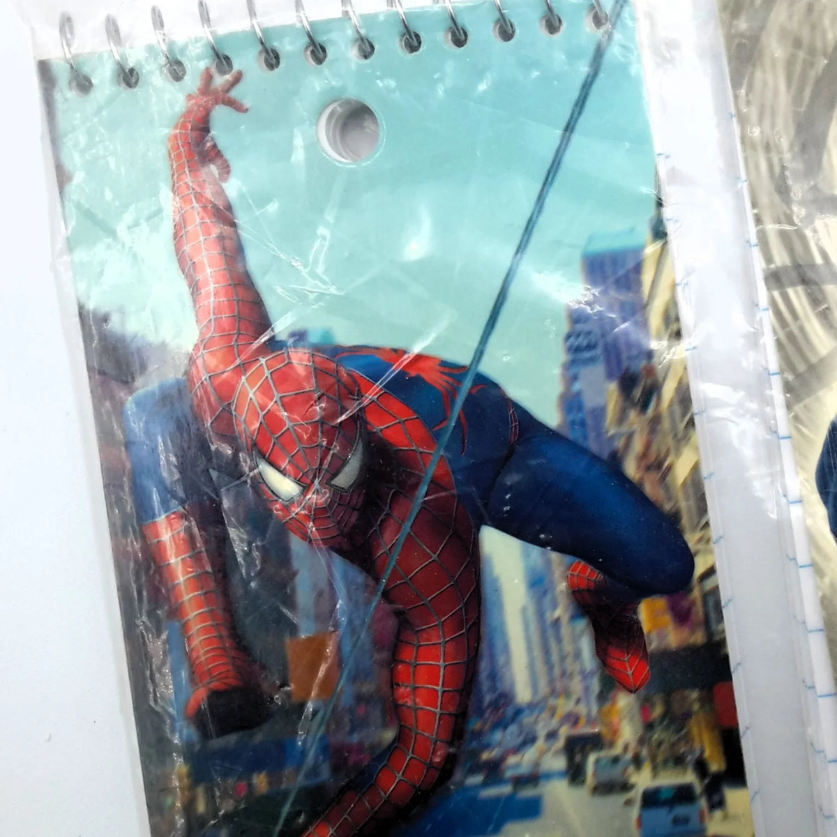 Ensemble de deux carnets de Spider-Man 2 en détail