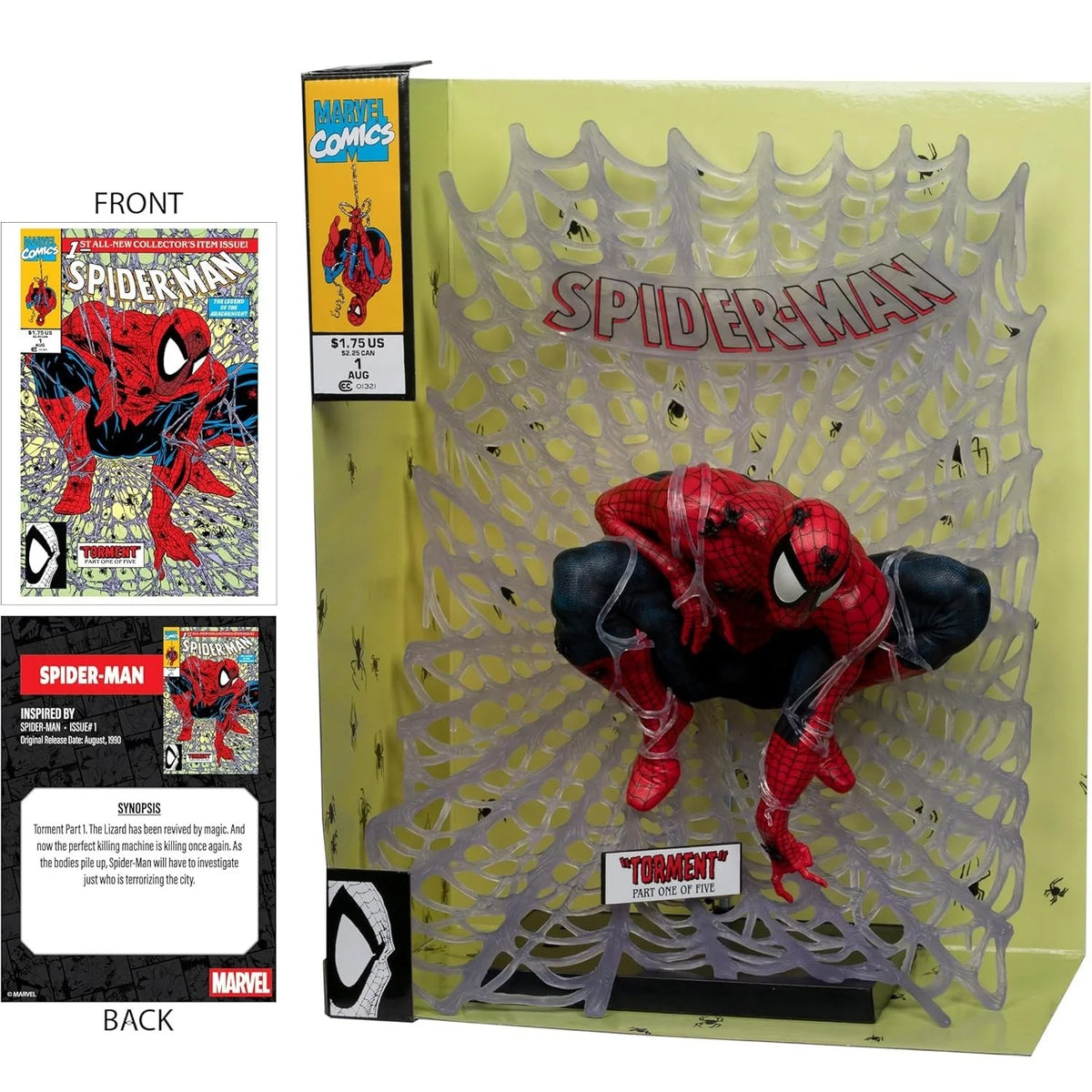 Marvel Collection, figurine Spider-Man avec la carte