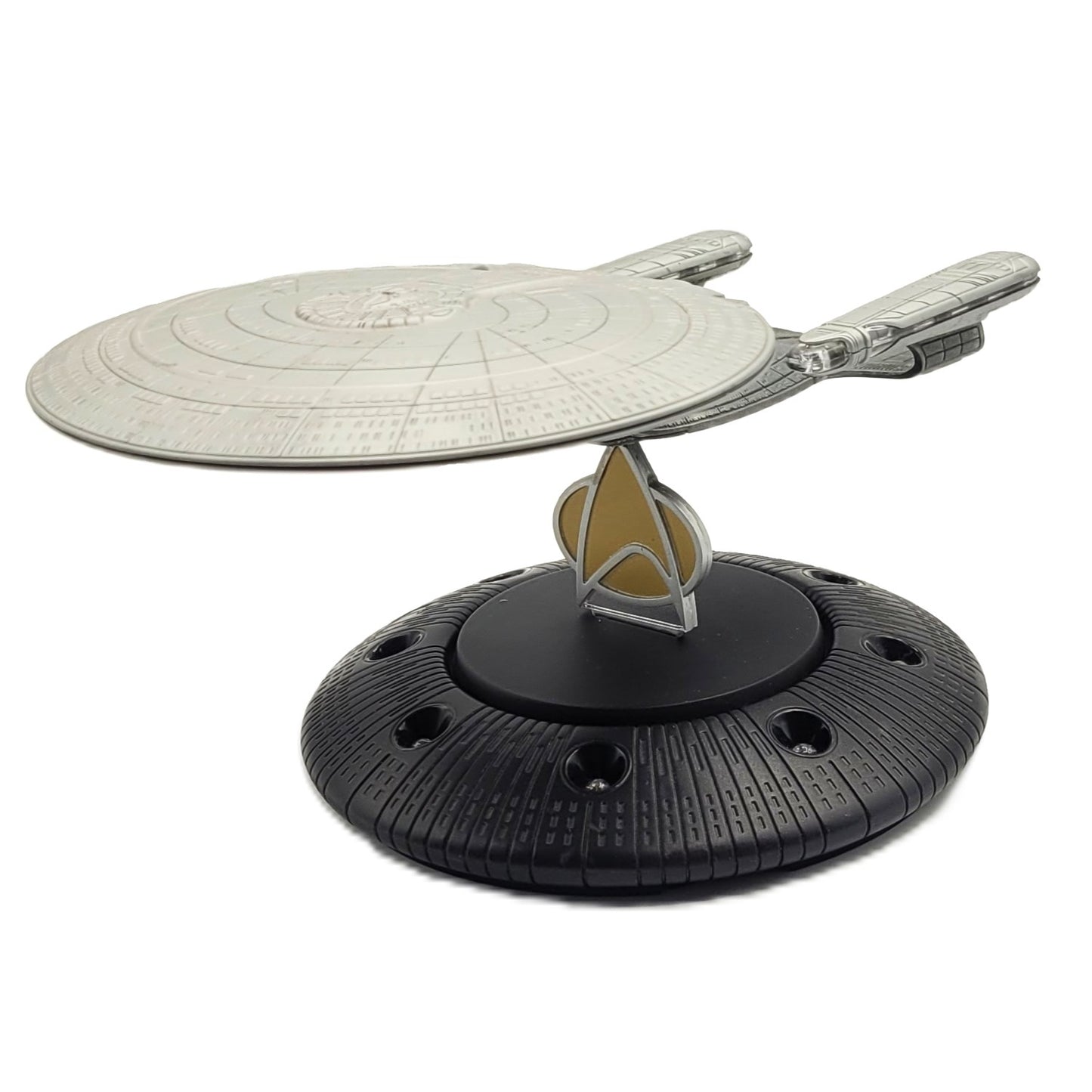 Star Trek U.S.S. Enterprise NCC-1701-D (40th anniversary) Corgi de 3/4 droite