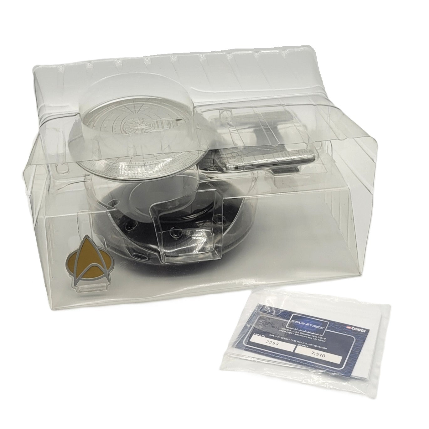 Star Trek U.S.S. Enterprise NCC-1701-D (40th anniversary) Corgi emballé