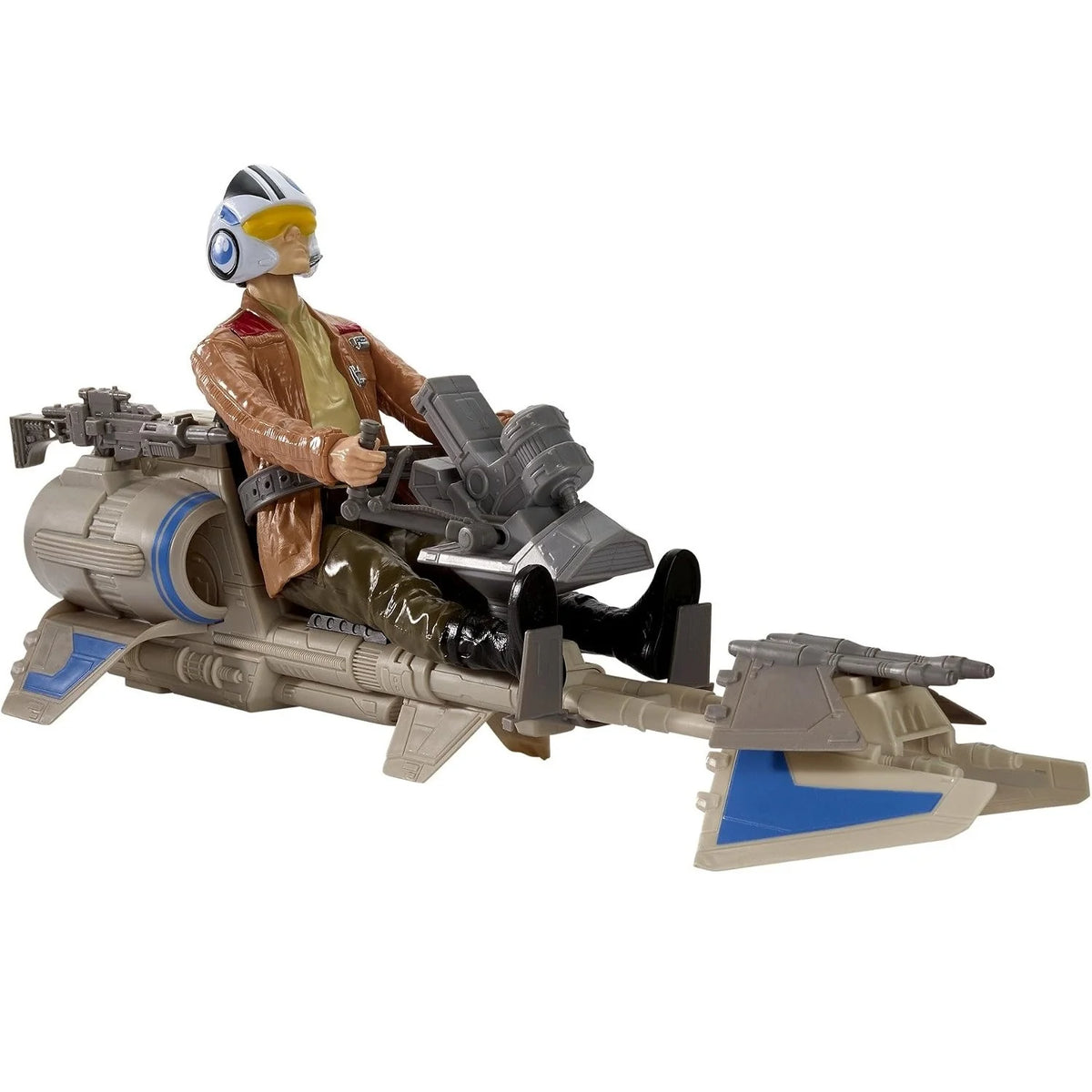 Star Wars le réveil de la force, spider bike avec Poe Dameron en action