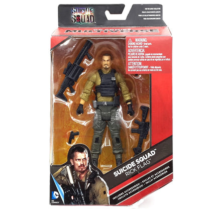 Suicide Squad figuine 6" Rick Flag DC Multiverse devant de la boite