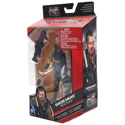 Suicide Squad figuine 6" Rick Flag DC Multiverse boite de 3/4