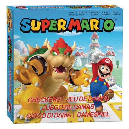 Jeu de dames Super Mario devant de la boite