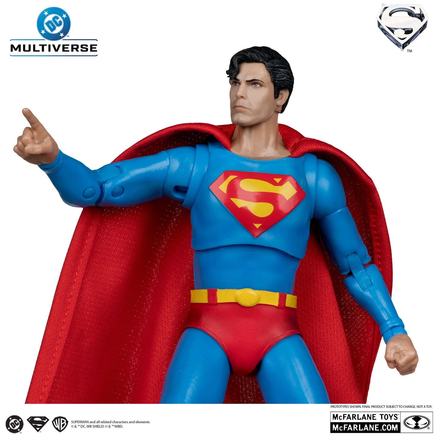 Superman (1978) figurine DeLuxe Theatrical Edition en action