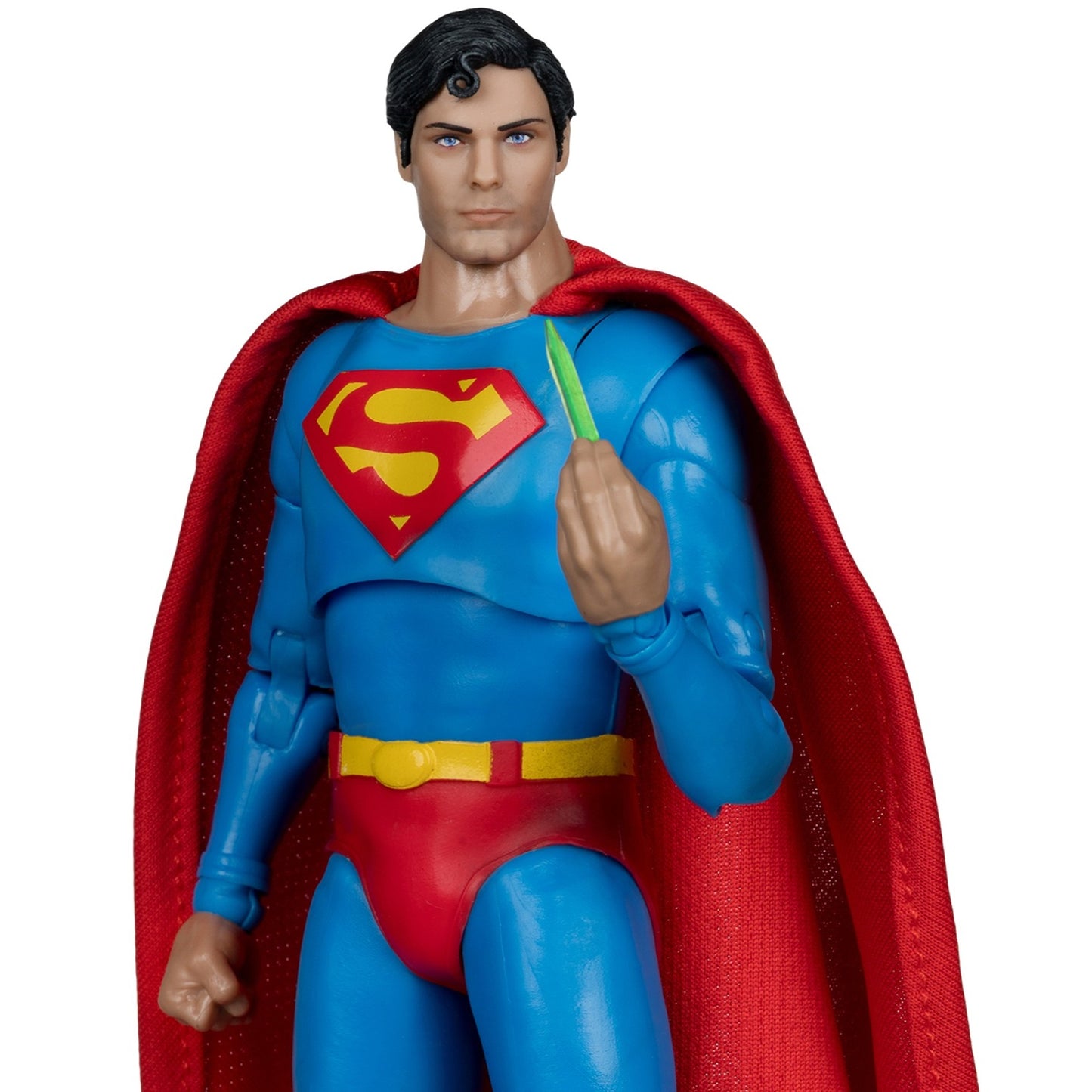 Superman (1978) figurine DeLuxe Theatrical Edition en gros plan